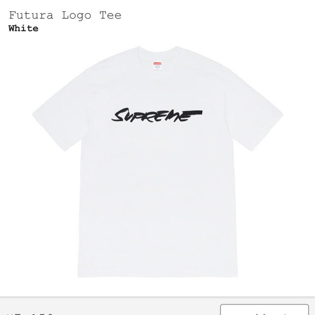 Supreme Futura Logo Tee ホワイト Lサイズ