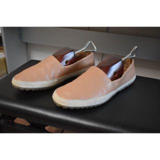 マルタンマルジェラ(Maison Martin Margiela)のMMM leather slip on shoes (EU42)(スリッポン/モカシン)