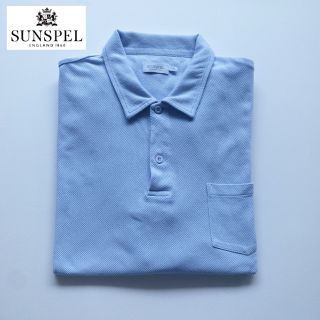 サンスペル(SUNSPEL)のメンズ SUNSPEL ポロシャツ ブルー　XL(ポロシャツ)