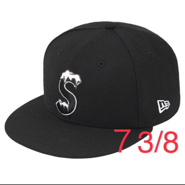 supreme キャップ 帽子 S Logo New Era ブラック