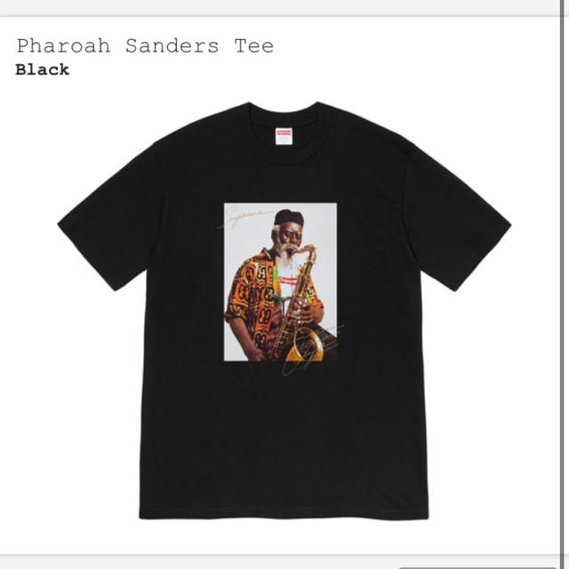 Supreme  Pharoah  Sanders Tee black 黒　M