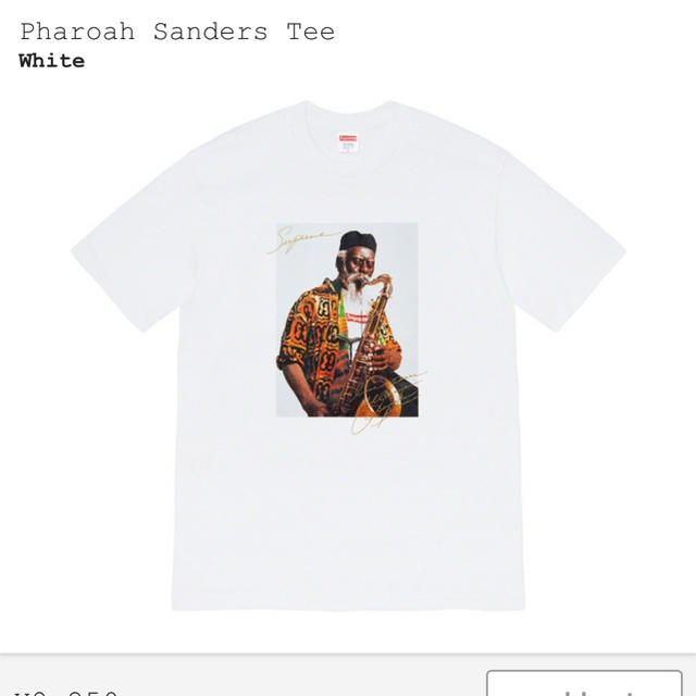 窪塚洋介着用　supreme pharoah sanders tee