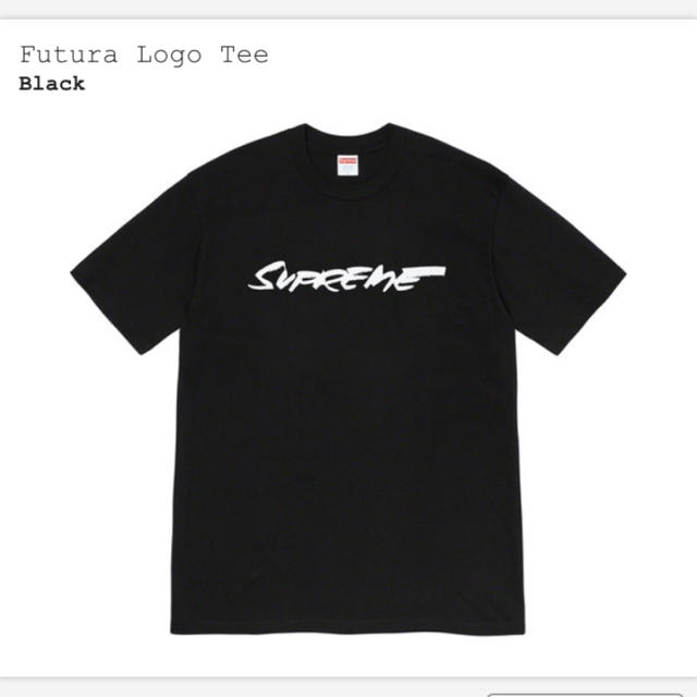 Supreme  Futura Logo Tee black M