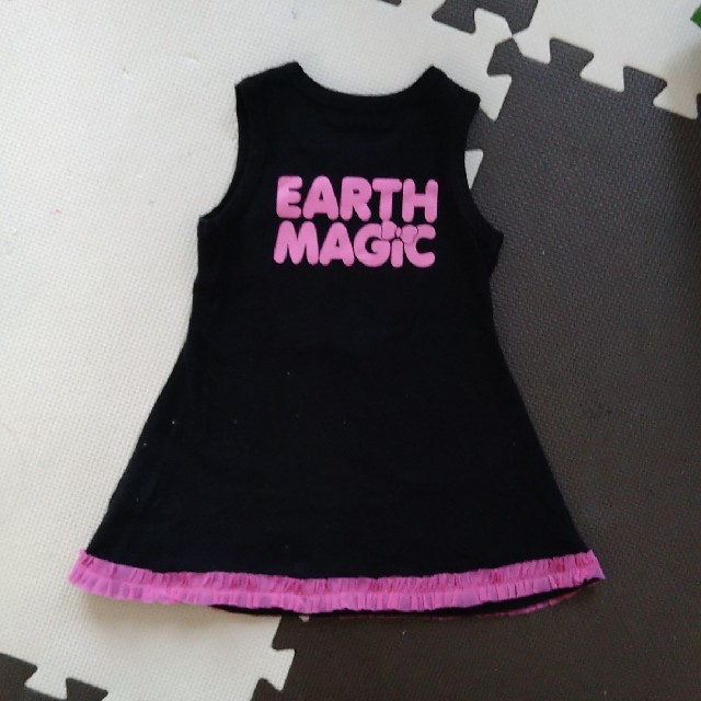 EARTHMAGIC(アースマジック)のアースマジック ワンピース キッズ/ベビー/マタニティのキッズ服女の子用(90cm~)(ワンピース)の商品写真