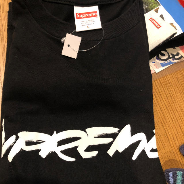 Supreme Futura Logo Tee  black Lサイズ