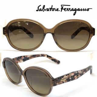 サルヴァトーレフェラガモ(Salvatore Ferragamo)のFerragamo フェラガモ サングラス  SF885SA 210 BROWN(サングラス/メガネ)