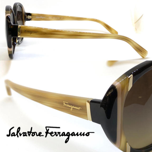 Salvatore Ferragamo(サルヴァトーレフェラガモ)のFerragamo フェラガモ サングラス SF842SA 214 トータス レディースのファッション小物(サングラス/メガネ)の商品写真