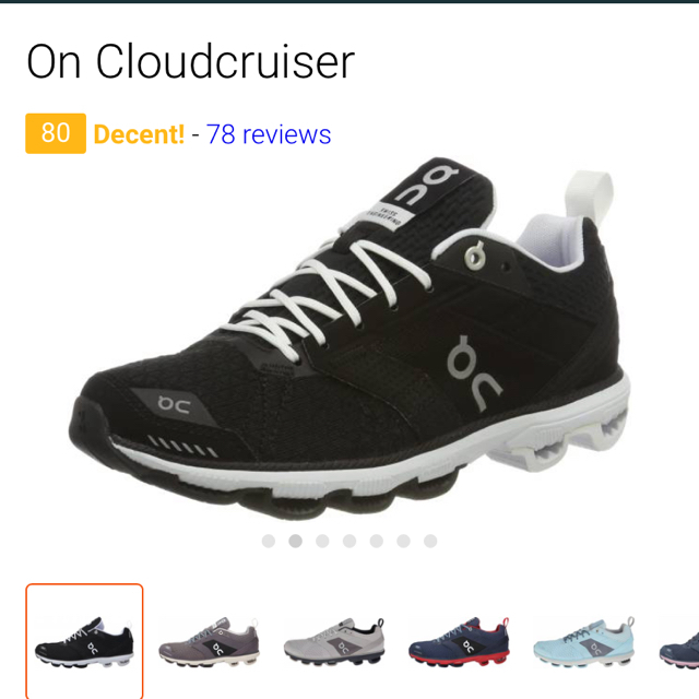オンOn Cloudcruiser 27.5 スポーツ/アウトドアのランニング(シューズ)の商品写真