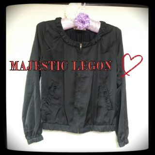 マジェスティックレゴン(MAJESTIC LEGON)のMAJESTIC L.☆black JK(ノーカラージャケット)