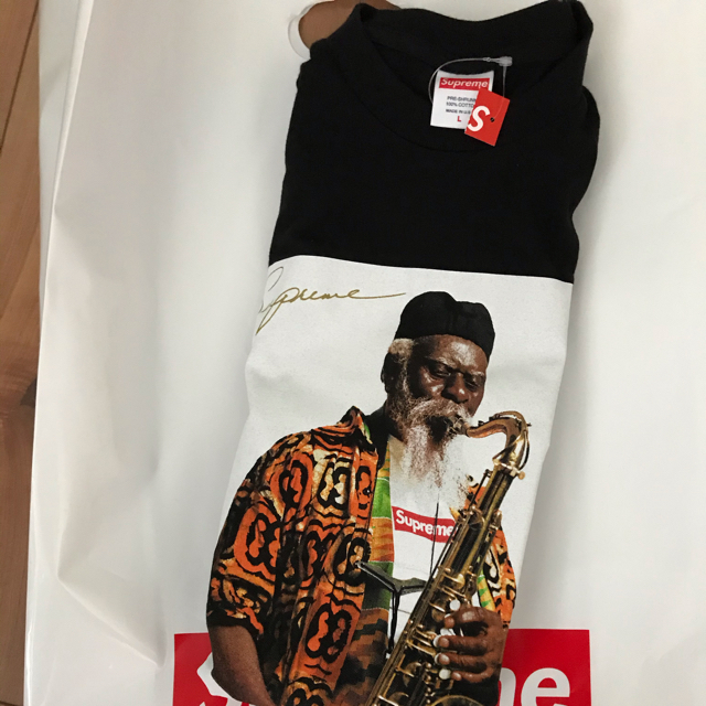 supreme pharoah sanders tee black L - Tシャツ/カットソー(半袖/袖なし)