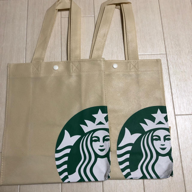 Starbucks Coffee(スターバックスコーヒー)のスターバックス　エコバッグ　② レディースのバッグ(エコバッグ)の商品写真