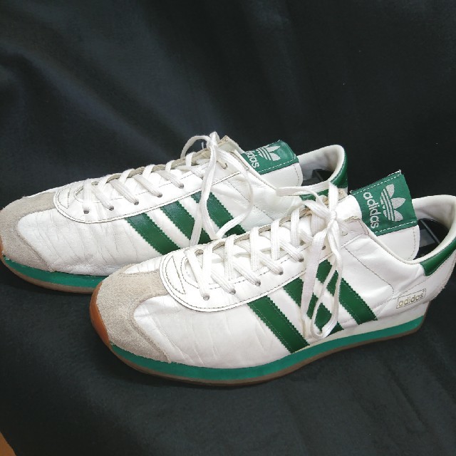 1996 日本製 adidas カントリー トリコ 25センチ 新品 カンガルー