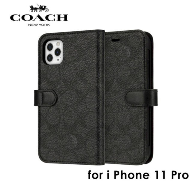 COACH iPhone11Pro手帳型携帯ケース