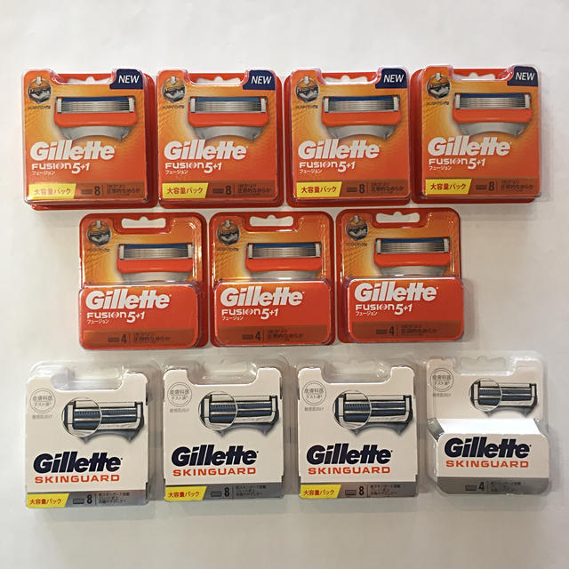 ジレット Gillette 替刃 152個 フュージョン 5+1 他 未使用品 3