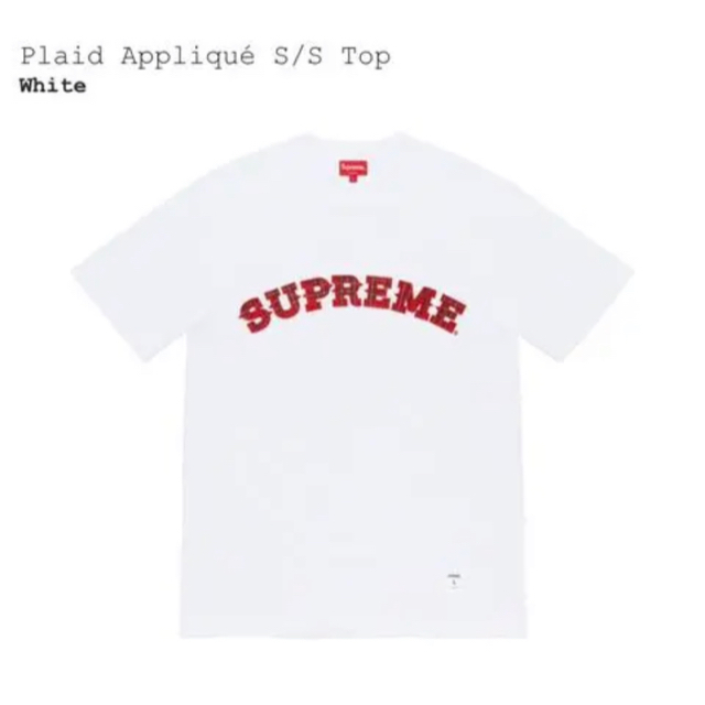 Supreme Plaid Appliqué S/S Top L