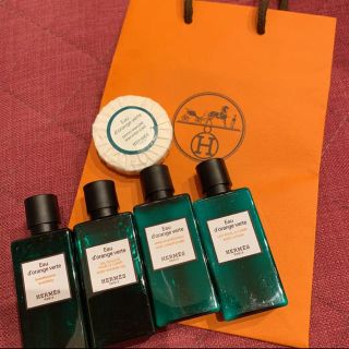 エルメス(Hermes)のHERMESアメニティ紙袋付きセット 新品未使用(サンプル/トライアルキット)