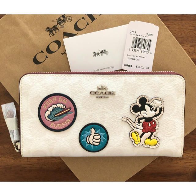 COACH - 【DISNEY X COACH☆日本限定】新作 ミッキーマウス 長財布の