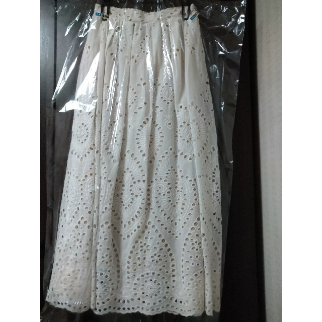 STYLE DELI(スタイルデリ)のカットワークコットンレースフレアスカート定価¥8,580  レディースのスカート(ロングスカート)の商品写真