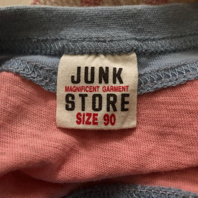 JUNK STORE(ジャンクストアー)の半袖ワンピース90 キッズ/ベビー/マタニティのキッズ服女の子用(90cm~)(ワンピース)の商品写真