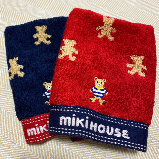 mikihouse(ミキハウス)の松はは様専用　ハンドタオル インテリア/住まい/日用品の日用品/生活雑貨/旅行(タオル/バス用品)の商品写真