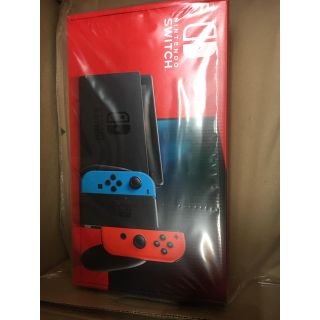 ニンテンドースイッチ(Nintendo Switch)の新品未開封★Switch 任天堂スイッチ 本体 ネオンブルー ニンテンドウ (家庭用ゲーム機本体)