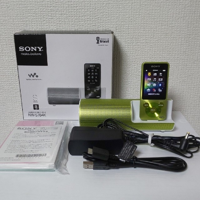 SONY(ソニー)のSONY ウォークマン NW-S784K グリーン スマホ/家電/カメラのオーディオ機器(ポータブルプレーヤー)の商品写真
