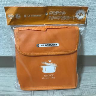 ルクルーゼ(LE CREUSET)の★非売品 新品 サントリーBOSS×ル・クルーゼ スクエア保冷トート(収納/キッチン雑貨)