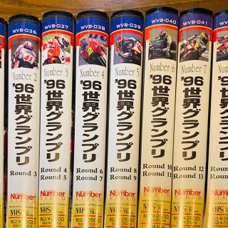 ブンゲイシュンジュウ(文藝春秋)のWGP ‘96 1996 VHS 全9巻 オートバイ世界選手権 MotoGP(モータースポーツ)