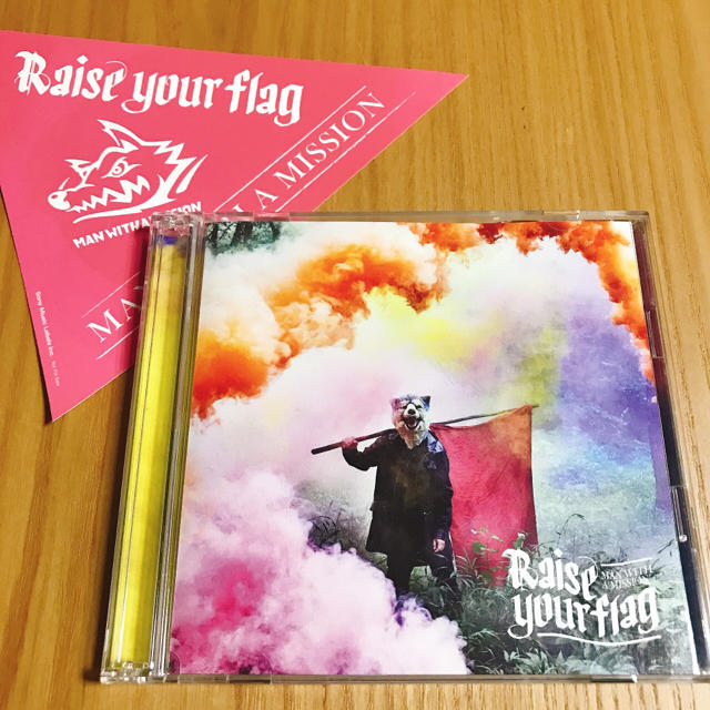 MAN WITH A MISSION(マンウィズアミッション)のRaise your flag（初回生産限定盤）&マステ エンタメ/ホビーのCD(ポップス/ロック(邦楽))の商品写真