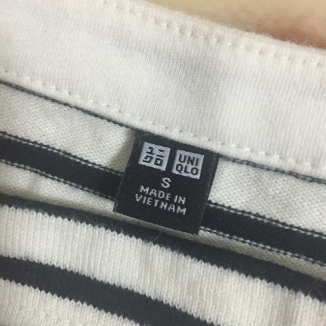 UNIQLO(ユニクロ)のUNIQLOボーダーカットソー レディースのトップス(Tシャツ(長袖/七分))の商品写真