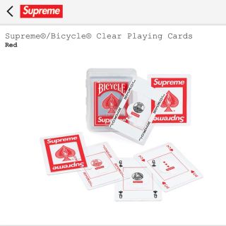 シュプリーム(Supreme)のSupreme Bycycle Clear Playing cards トランプ(トランプ/UNO)