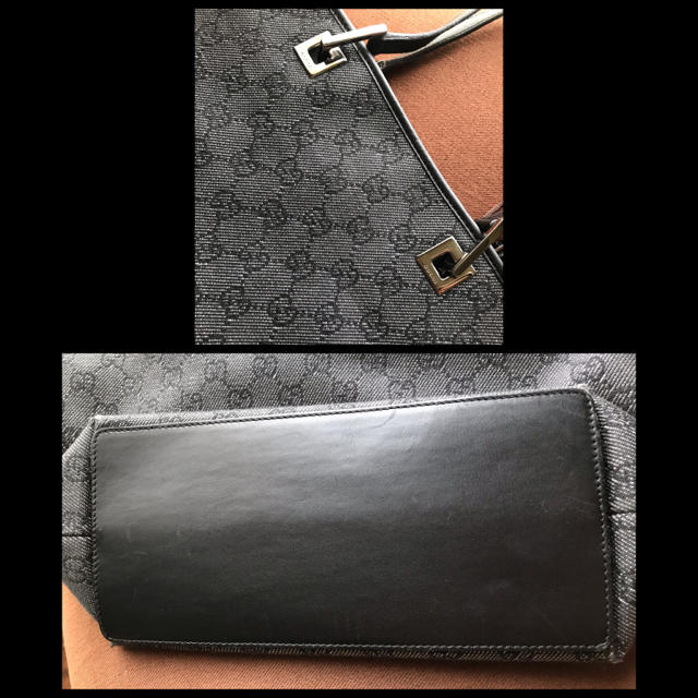 ♡GUCCI本物グッチトートバック黒、保存袋付き♡ ♡GUCCI本物グッチトートバック黒、保存袋付き♡