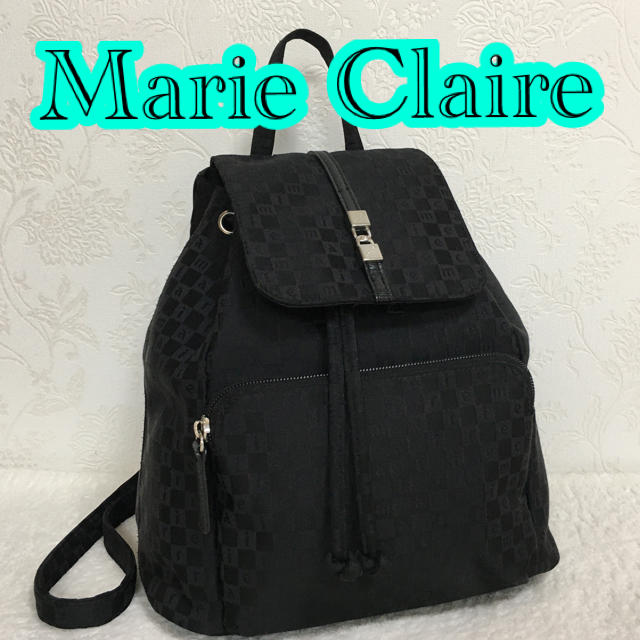 Marie Claire(マリクレール)のMarie Claire リュック 黒 レディースのバッグ(リュック/バックパック)の商品写真