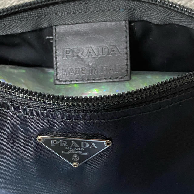 PRADA(プラダ)の💙🇮🇹PRADA プラダ ポーチ ①     黒色 レディースのファッション小物(ポーチ)の商品写真