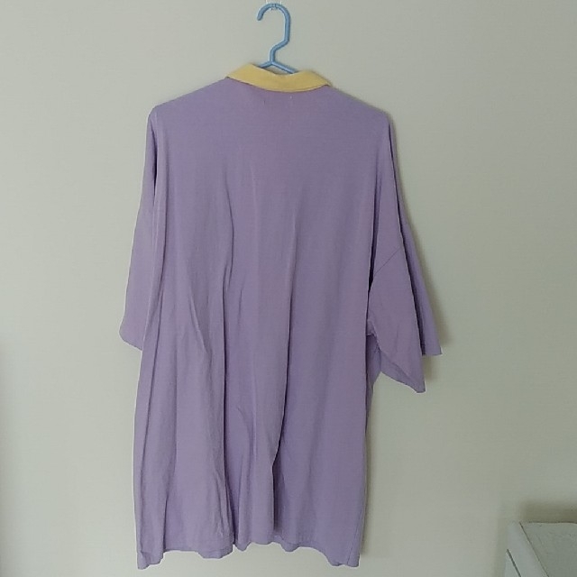 PUNYUS半袖バイカラービッグポロシャツ レディースのトップス(Tシャツ(半袖/袖なし))の商品写真