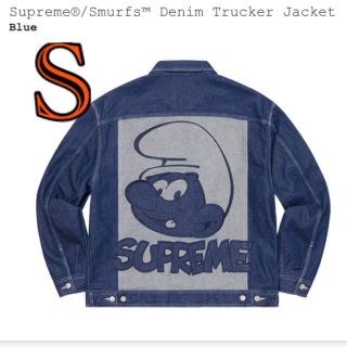 シュプリーム(Supreme)のSupreme®/Smurfs™ Denim Trucker Jacket(Gジャン/デニムジャケット)