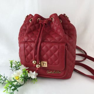 セシルマクビー(CECIL McBEE)の☆決算セール☆セシルマクビー  バッグ ショルダーバッグ レザー レッド 赤(ショルダーバッグ)