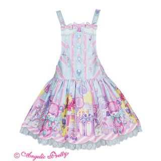 アンジェリックプリティー(Angelic Pretty)のtoy doll box サロペット サックス(サロペット/オーバーオール)