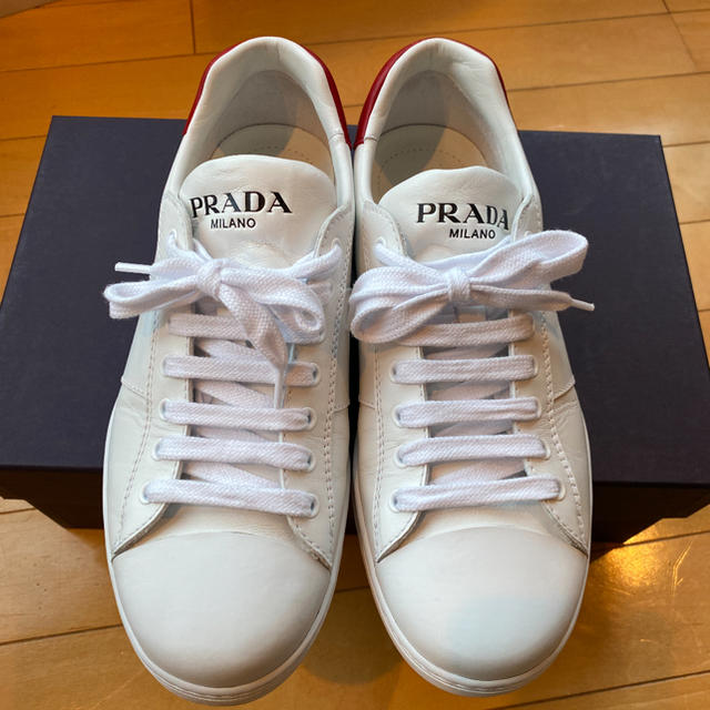 PRADA(プラダ)の新品同様 PRADA プラダ メンズ ユニセックス  スニーカー 5.5 メンズの靴/シューズ(スニーカー)の商品写真