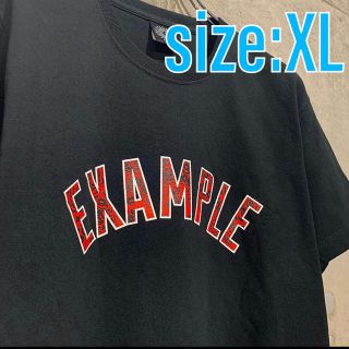 【XL/黒】EXAMPLE ARCH PAISLEY TEE BLACK(Tシャツ/カットソー(半袖/袖なし))