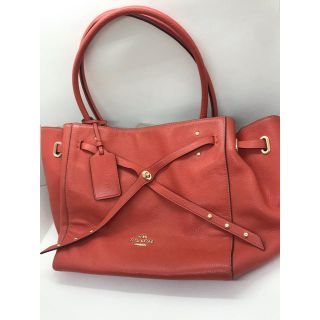 コーチ(COACH)のコーチ　オレンジ　トートバッグ(トートバッグ)