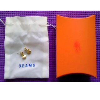 ビームス(BEAMS)の★未使用【BEAMS】♡ハートのピアス(ピアス)