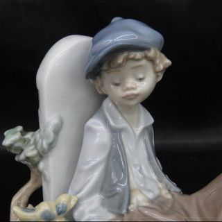 美品　LLADRO リヤドロ 気晴らし 5399 フィギュリン