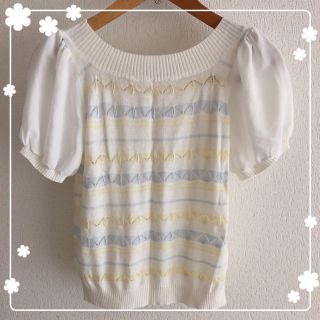 マジェスティックレゴン(MAJESTIC LEGON)のMAJESTIC LEGON♡サマーニット(Tシャツ(半袖/袖なし))