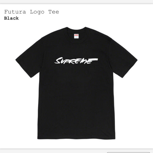 M 黒 Supreme Futura ロゴ Tシャツ フューチュラ シュプリームTシャツ/カットソー(半袖/袖なし)