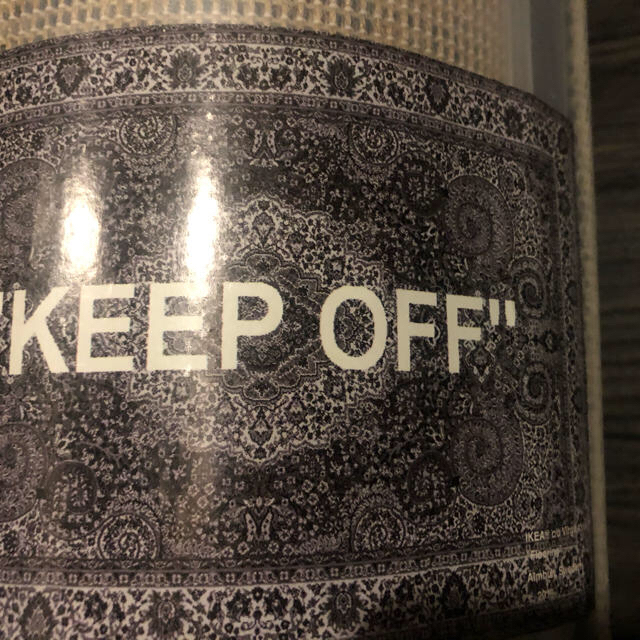 off-white ikea ラグ　KEEP OFF 幻の一品