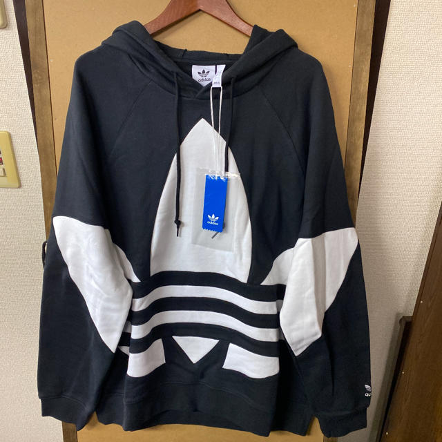 【新品】adidas originals ビッグトレフォイルパーカー 3XL