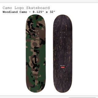 シュプリーム(Supreme)のsupreme Camo Logo Skateboard Woodland (スケートボード)