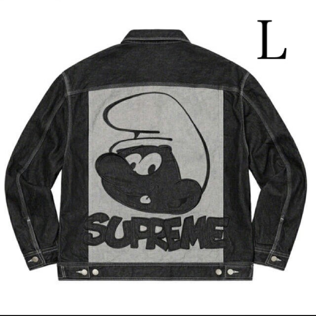 Supreme(シュプリーム)のSupreme®/Smurfs™ Denim Trucker Jacket メンズのジャケット/アウター(Gジャン/デニムジャケット)の商品写真