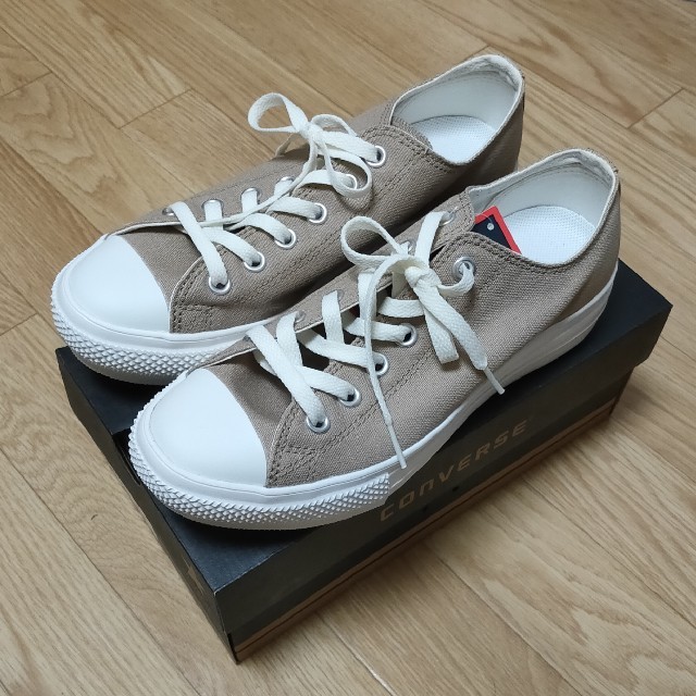 CONVERSE(コンバース)の【新品】CONVERSE オールスター ライト PLTS/ベージュ 24.5 レディースの靴/シューズ(スニーカー)の商品写真